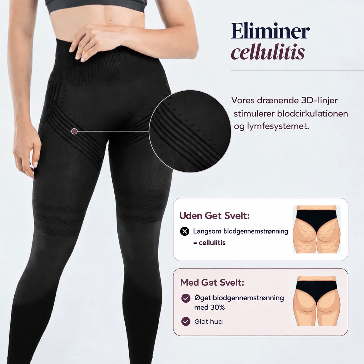 Get Svelt 3D-leggings – detaljer om 3D-strukturen