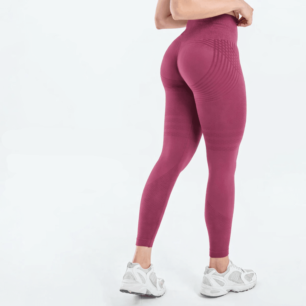 GetSvelt 3D-leggings · bordeauxrød