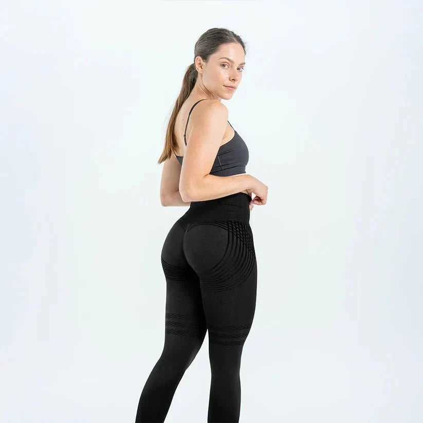 GetSvelt 3D-leggings · sort, set fra siden